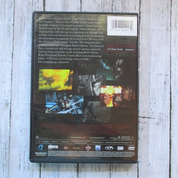 Dante's Inferno An Animated Epic DVD Movie - Picture 4 of 4